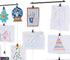 You Have Space WAJER Picture Hanging Kit with 24 Magnetic Clips for Pictures, Polaroids, Kids Crafts and Artwork, Metal Black...