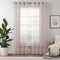 Eclipse Livia Sheer Rod Grommet 54 x 63 Curtain Panel in Blush...