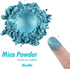 Renfio 100g Mica Powder Pigment, Metallic Natural Dye Mineral Pearl Shimmer Epoxy Resin Dye for Painting Soap Making Slime Bath Bombs 3.5 Oz - Sky...
