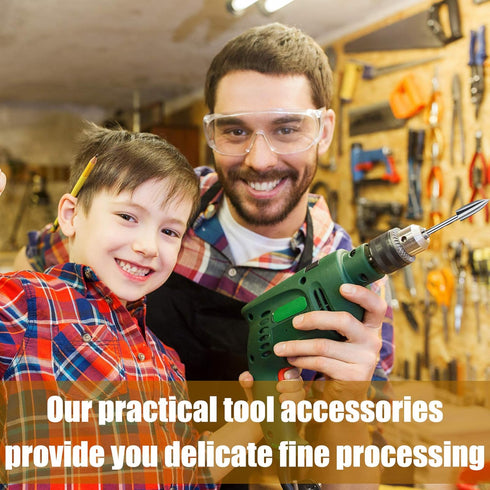 Honoson 15 Pieces Wood Carving and Engraving Drill Bit Double Cut Rotary Burr Carbide Woodworking Drill Bits Set for DIY Woodworking, Drilling, En...