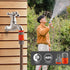 4 Piece Quick Connect Starter Set,Hose Fittings,1/2 Inch &3/4 Inch Plastic Hose Connector Garden Hose, Sprinkler or Spray Nozzle,Auto Parts Washin...