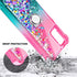 NZND Compatible with Nokia C300 (N155DL) Case, Nokia G100 (N150DL) with Tempered Glass Screen Protector, Ring Holder/Wrist Strap, Glitter Liquid F...