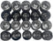 (Pack of 20) Acrylic Lens with Black Holder Bracket, Focusing Led Lens Use for Led Beads, Led Chip, Led Lamp Bulb Focus, 25 Degree ?20mm...