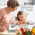 Farberware Compact Battery Operated Hands-Free Automatic Can Opener for any Size Can with Magnet to Safely Remove Lid, Seamless Opening Decreases ...