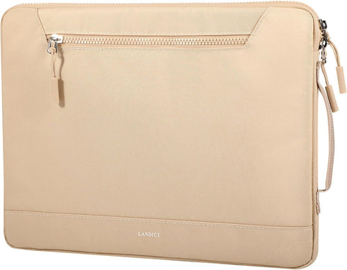 LANDICI 360°Protective Laptop Sleeve Case 14 15 Inch, Waterproof Slim Computer Cover Bag Compatible with MacBook Air M2 15, MacBook Pro 14/15, Chr...