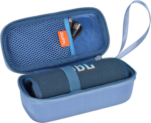 EVA Hard Case for JBL Flip 6 Flip 5 Waterproof Portable Bluetooth Speaker, Fit for JBL Flip 4 Premium Travel Protecrive Carrying Storage Bag(Blue)...