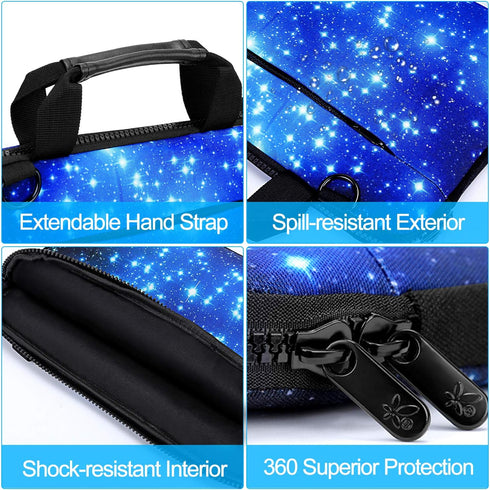 Canvas Laptop Carrying Shoulder Sleeve Carrying Case Protective Bag Briefcase for 11.6 12 12.9 13 13.3 Inches Laptop Ultrabook Netbook (Csh-01)...