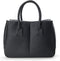 HOXIS Classical Office Lady Minimalist Pebbled Faux Leather Handbag Tote/Magnetic Snap Purse...