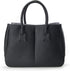 HOXIS Classical Office Lady Minimalist Pebbled Faux Leather Handbag Tote/Magnetic Snap Purse...
