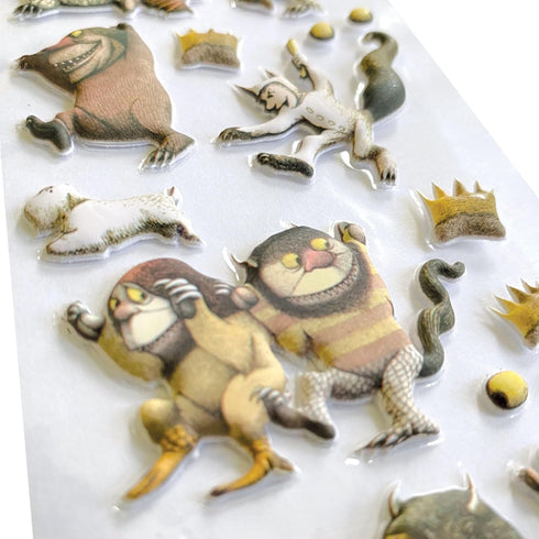 Paper House Productions Where The Wild Things Are Die-Cut & 3D Puffy Sticker Fun Pack for Crafts, Scrapbooking & Collecting...