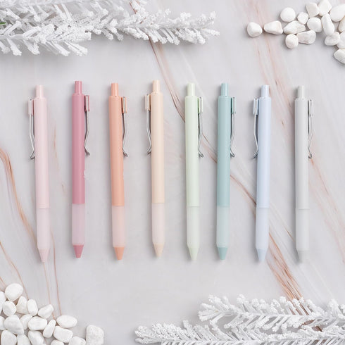 Pastel Colored Gel Pens With Cool Matte Finish, Aesthetic and Cute Pens With Smooth Writing For Journaling And Bible Note Taking No Bleed Through,...