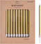 PHD CAKE Gold Long Thin Metallic Birthday Candles, Cake Candles, Birthday Parties, Wedding Decorations, Party Candles, Cake Decorations...