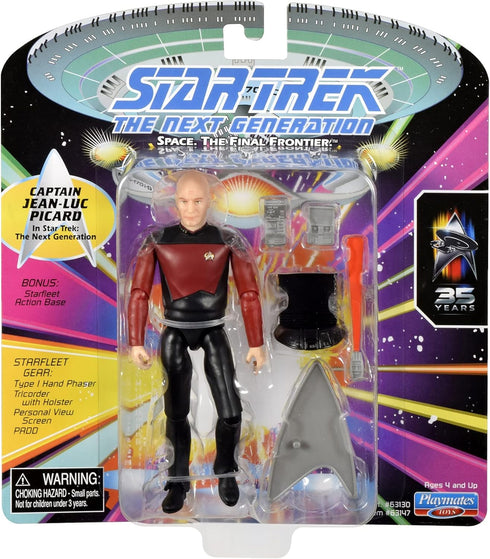 Star Trek Playmates Toys Universe: 5" Captain Jean-luc Picard Next Generation Action Figure with Accessories, Multi...