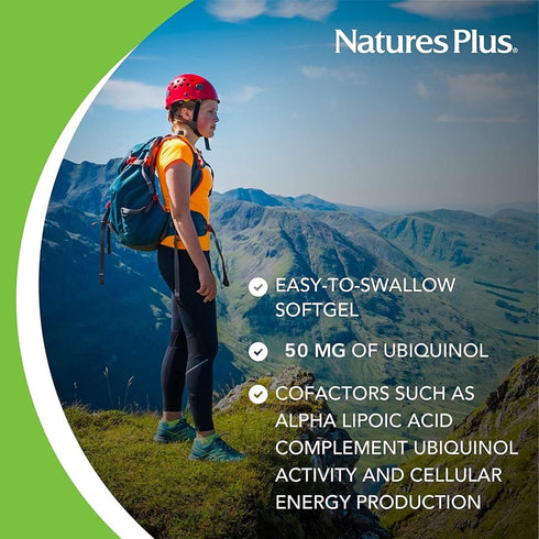 NaturesPlus Beyond CoQ10 50 mg - 30 Softgels - Provides High-Strength Ubiquinol - Supports Overall Well-Being - 30 Servings...
