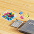 Clear Acrylic Sticky Notepad Holder, 3.94" x 3.94" x 1.77" Acrylic Sticky Note Dispenser for Office Desk Accessories(DP005)...
