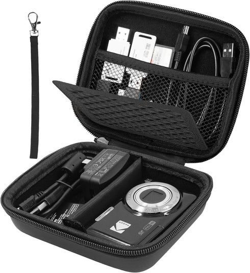 Camera Case, Canon Camera Bag PowerShot G7X mark II/III Case, Digital Camera Organizer Case for Sony Dscw 800/830, Kodak PIXPRO FZ45 FZ55 Case, Tr...