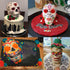 JETKONG Extra Large Silicone Skull Cake Mold Haunted Skull Baking Cake Pan for Halloween and Birthday Party...