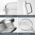 CNGLASS One-Touch Glass Tea Maker,20oz(600ml) Glass Teapot and Kettle with Stainless Steel Filter Lid,Borosilicate Glass Tea Pot for Loose Leaf Te...