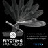 Treva 5 Inch Two Speed Battery & USB Powered Clip On Fan - Slim and Portable Cooling Travel Fan with USB - Gray...