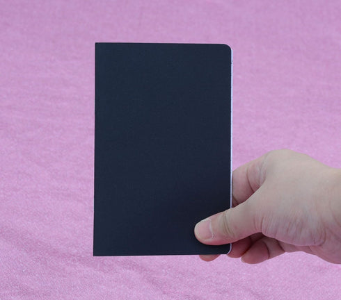 Yansanido 24 Pcs 5.5 Inch x 3.5 Inch Black Cover Pocket Notebook 32 Sheets (64 Pages) 8 mm Ruled Pages 70 Gsm Paper (Lined 24pcs)...