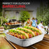 8x8 Foil Pans (10 Pack) 8 Inch Square Aluminum Pans - Foil Pans - Disposable Food Containers Great for Baking Cake, Cooking, Heating, Storing, Pre...