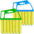 2 Pcs Window Venetian Blind Cleaner Duster Tool Washable 7 Fingers Dusting Cleaner and Air Vent Shutter Brush Blinds Air Conditioner Fan Duster Di...