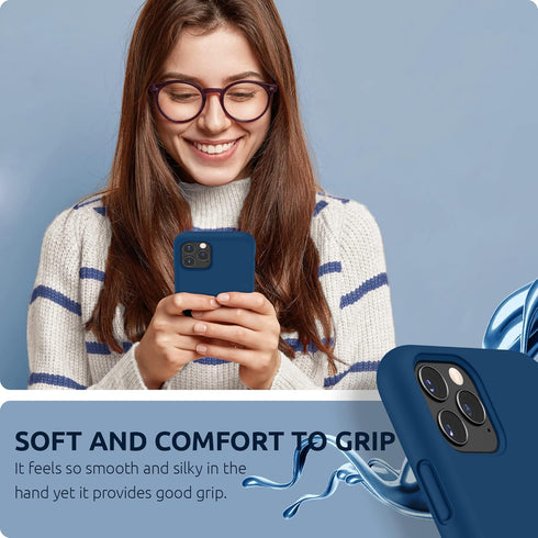 SURPHY Compatible with iPhone 11 Pro Max Case 6.5 inches, Thickened Liquid Silicone Phone Case (with Microfiber Lining) for iPhone 11 Pro Max 2019...