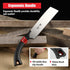 Japanese Pull Saw Hand Flush deep Cutting Trim Saw 10-2/5 Inch ?265MM) SK-5 Steel Blade Razor Fine Teeth Saw with Non-slip Rugged curved Handle Id...