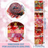 40 Pcs Japanese Jelly Cotton Fabric Patchwork Roll, 2.55 Inch Roll Up Cotton Fabric Quilting Strips, Jelly Fabric Patchwork Craft Cotton Fabric fo...
