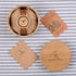 BOBO BIRD Men's Women's Bamboo Wooden Watch with Brown Cowhide Leather Strap Analog Quartz Casual Watches...