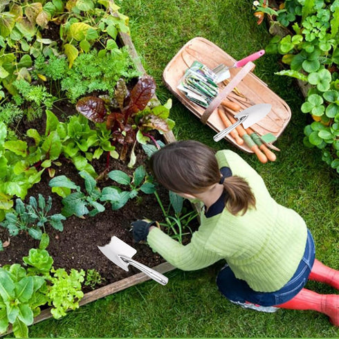 Super Strong Garden Trowel Hand Shovel Stainless Steel Rust Resistant Ergonomic Grip Perfect Tool for Gardening, Weeding, Transplanting and Diggin...