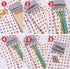 arricraft Wood Knitting Looms, Wooden Weaving Frame Loom Mini Household Mending Loom Weaving Loom Kit with Pin Rubber Findings for Quickly Mending...