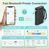 Label Maker Machine with Tape, P21 Portable Bluetooth Label Printer, Wireless Built-in Cutter Sticker Maker Mini Label Makers with Multiple Templa...