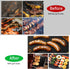 Grill Mat Set of 6, 15.75 x 13 Inch, BBQ Grill Mat Nonstick for Outdoor Grill, Reusable Teflon Grill Sheets Works for Gas Grills Charcoal, Electri...