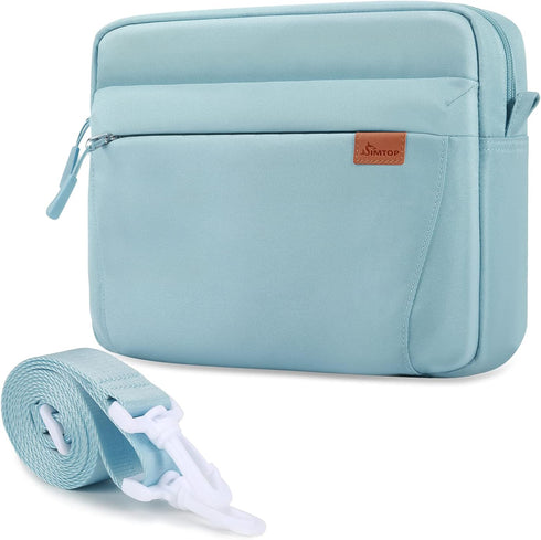 SIMTOP Tablet Sleeve Bag, 11 inch Daily Shoulder Bag for Tablet, Waterproof Crossbody Bag with Smart Organization for Accessories, Essentials Ligh...