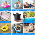 Air Pump for Air Mattress, Air Mattress Pump for Inflatables, Quick Fill Inflator Deflator Air Pump Perfect for Outdoor Camping Inflatable Boat Bl...