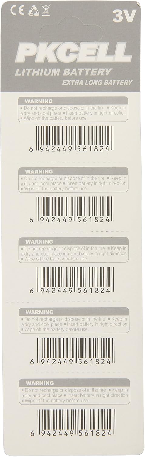 BlueDot Trading 3Volt Lithium Coin Cell CR2025 Long-lasting Batteries for watches, flameless candles, calculators, and many other devices, Pack of...