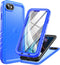 Cozycase Waterproof iPhone SE3/SE2/7/8 Case - Shockproof Full Body Protection with Built-in Screen Protector (Blue)......