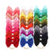 Cinaci 30 Pack Super Stretchy Nylon Hair Bands with Solid Bow Hair Bands Accessories for Baby Girls Infants Toddlers Kids Teens (30 as Shown)...