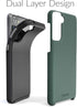 Crave Dual Guard for Galaxy S21+ Case, Shockproof Protection Dual Layer Case for Samsung Galaxy S21 Plus, S21+ 5G (6.7 inch) - Forest Green...