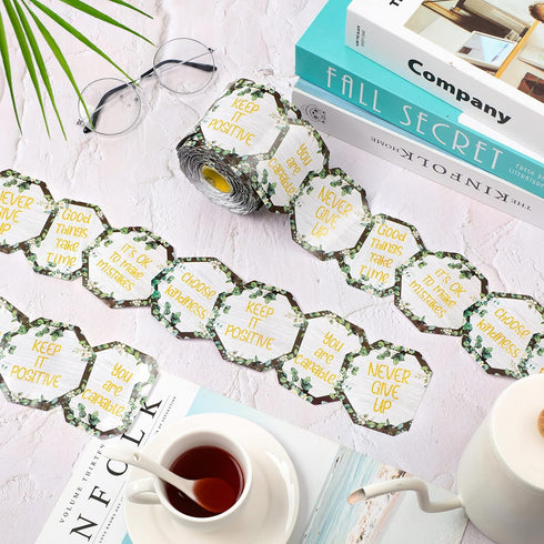 Panelee Eucalyptus Border 68.9 Feet Bulletin Board Border Butterflies Flowers Bee Space Inspirational Cute Border for Classroom Bulletin Boards Ch...