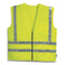 Galeton 8200338-XXL-LI 8200338 Illuminator Class 2 Surveyor's SAFETY Vest with Zip Front, Lime, XX-Large Green...