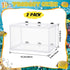 2 Pieces Fish Tank Breeder Net Mesh Fish Breeder Box Fish Hatchery Breeder Box Separation Net Plastic Frame Breeder Box Fry Hatchery Incubator Mes...