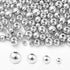 Stiesy 200 Pcs Brass Spacer Beads 3mm 4mm 5mm 6mm Round Loose Beads for Jewelry Making Supplies...