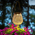 Cooo Solar Lanterns Outdoor Waterproof Hanging Metal Light 1 Pack with Handle, Outdoor Table Lamp Warm White Gardern Lanterns Lights Star Design L...