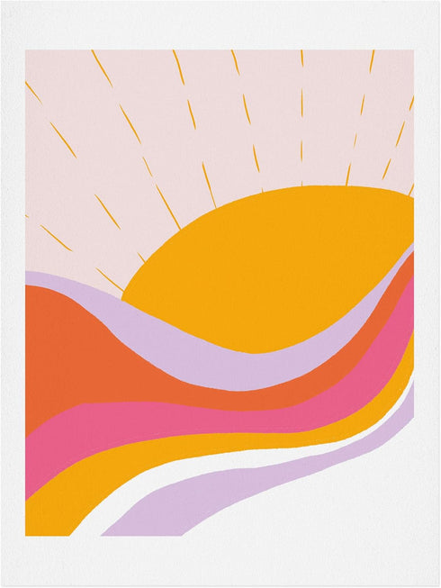 Society6 Sunshine Canteen Laurel Canyon Sunrise Art Print, 11 in x 14 in, Multi...