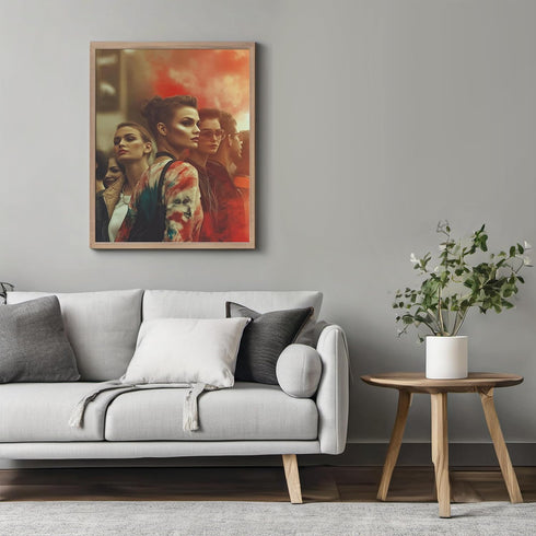 Posterizer 1 pcs-sports fans poster-painted faces in the stadium 2-Sports & Hobby Art Gifts for sports fans Decor for Home & Office- unframed wall...