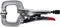 6" Locking C-Clamp, Swivel Pad, Max Clamping Capacity: 2? (50 mm), Throat Depth: 1-13/16? (46 mm), Vinyl Coated Quick Release Handle, PR6S, Strong...