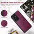 LOHASIC for Galaxy S21 Ultra 5G Case, Luxury Elegant PU Leather Flexible Bumper Rugged Non-Slip Grip Shockproof Full Body Protective Cover Women C...