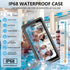 Waterproof Phone Case, IP68 Full-Body Rugged Dropproof Shockproof, 6.9'' Universal Outdoor Swimming Snorkeling Surfing Underwater Photo Video Prot...